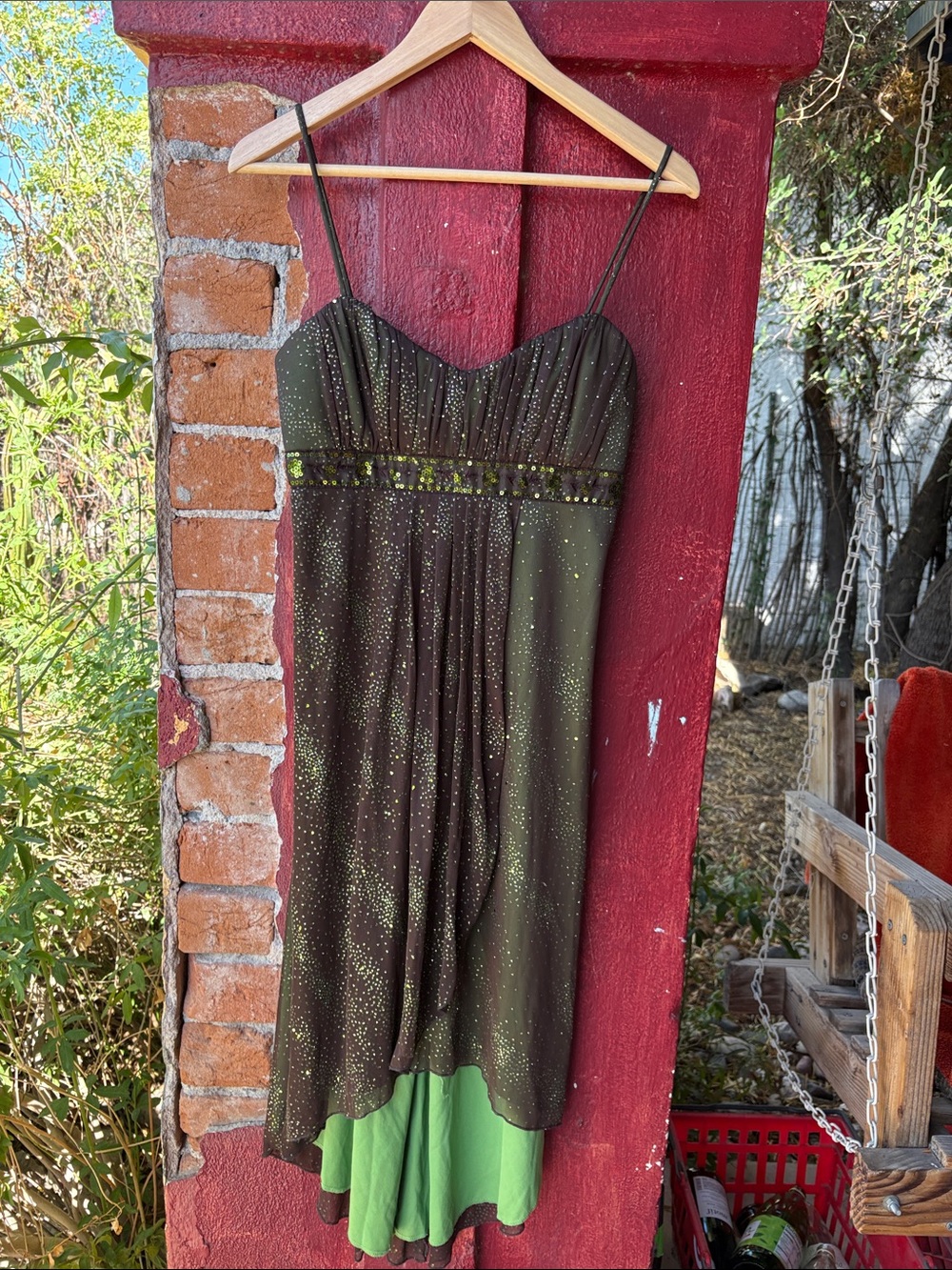 Gorgeous iridescent party dress